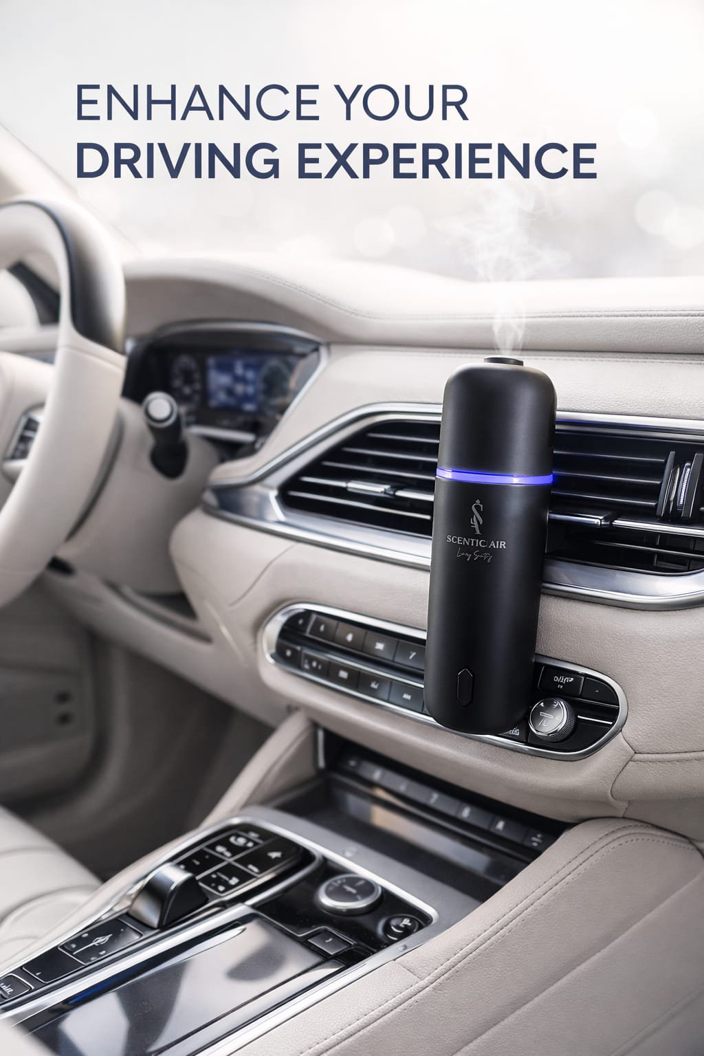 Ultrasonic Mini Aroma Car Diffuser Bundle - Image 3